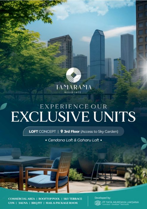 Dijual apartemen di Tamarama Residence Batam Center