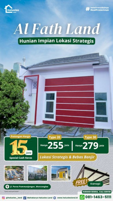 Perumahan siap huni perumahan Alfath land Makassar