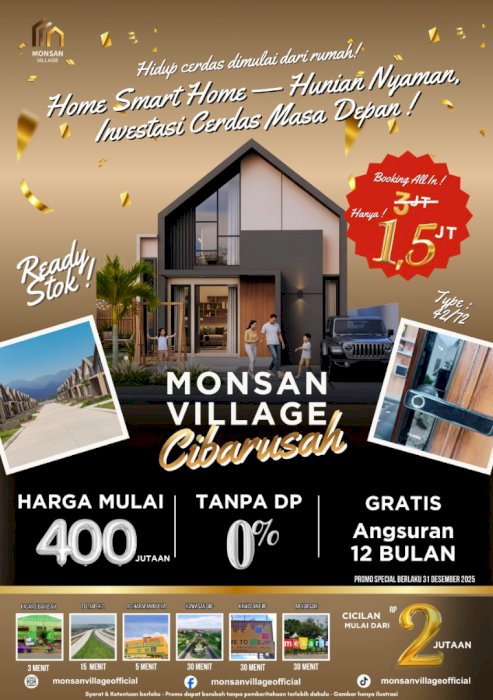 Di jual rumah siap huni lokasi strategis