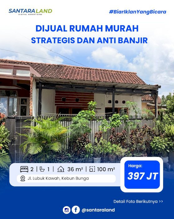 Rumah Murah Strategis & Anti Banjir