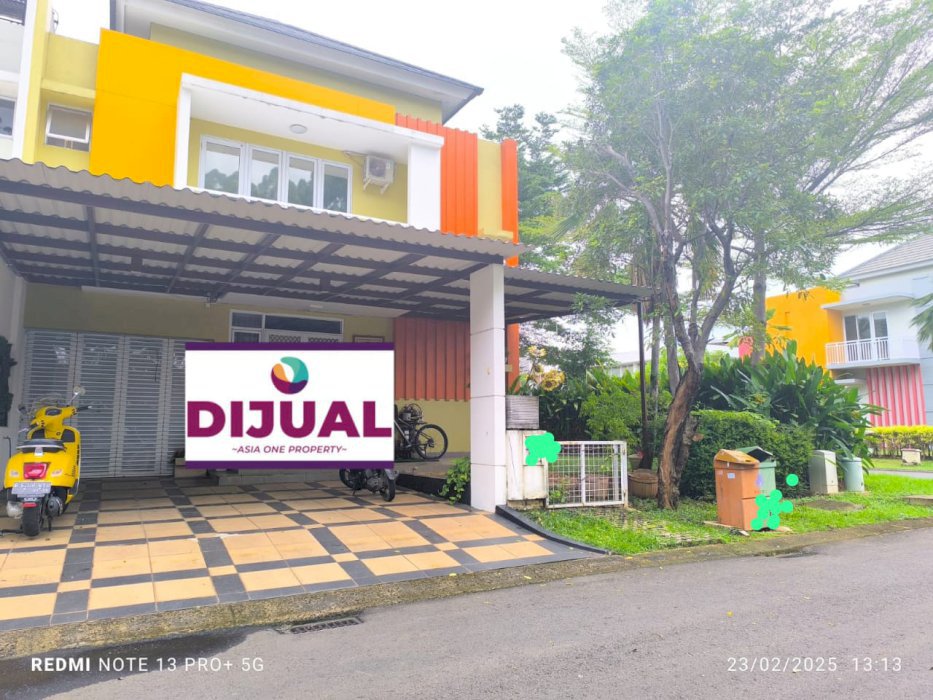 Rumah 2 lantai cluster ada club house dekat maal summarecon bekasi