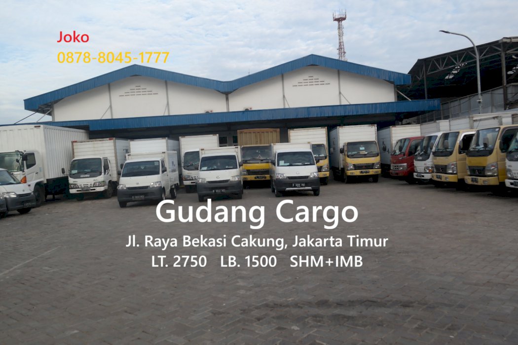 Gudang  Jl. Raya Bekasi, 300 Meter dr Pintu Tol Cakung Barat, Cakung