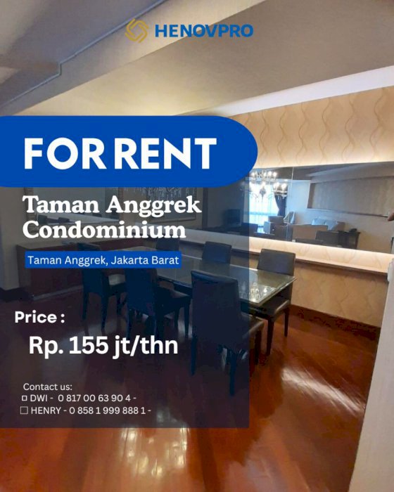 For Rent Best Unit 3+1BR Full Furnish Middle Floor View City