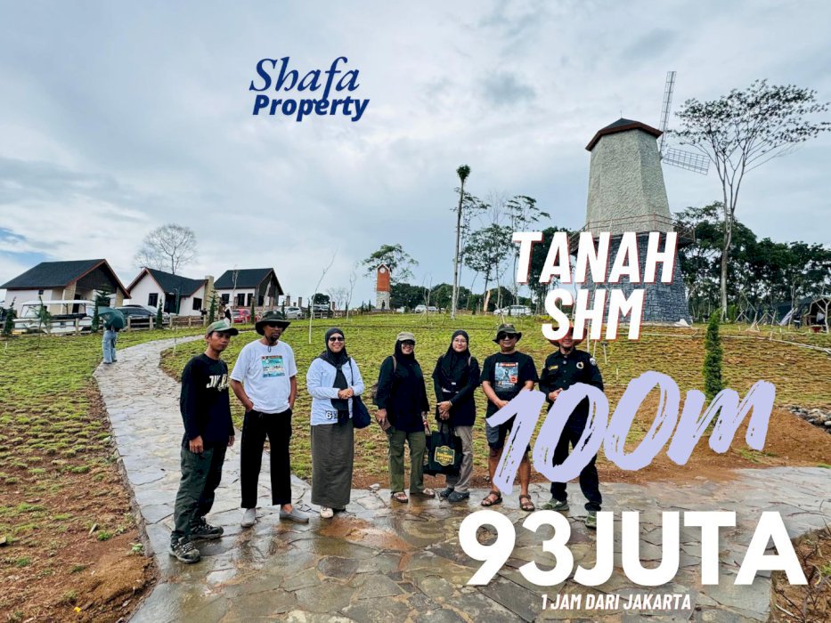 Tanah Kavling Villa Nuansa Eropa SHM – Puncak Dua Bogor timur