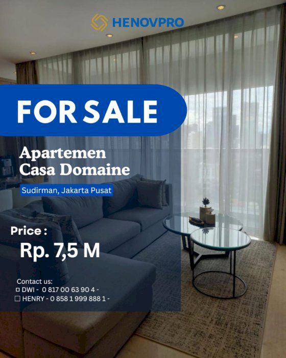 DIJUAL CEPAT Casa Domaine 3BR SPECIAL PRICE BEST VIEW