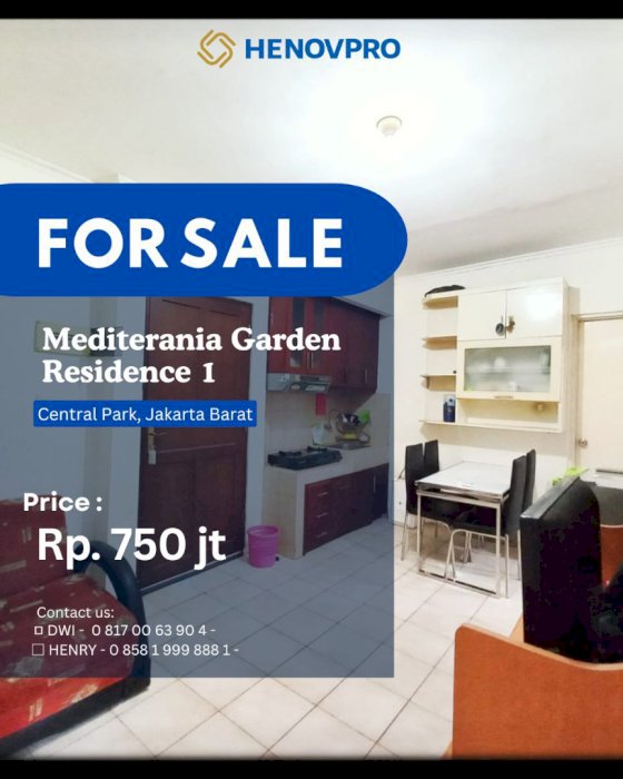 Mediterania 1 Apartment Unit 2BR Harga Spesial Jarang Ada