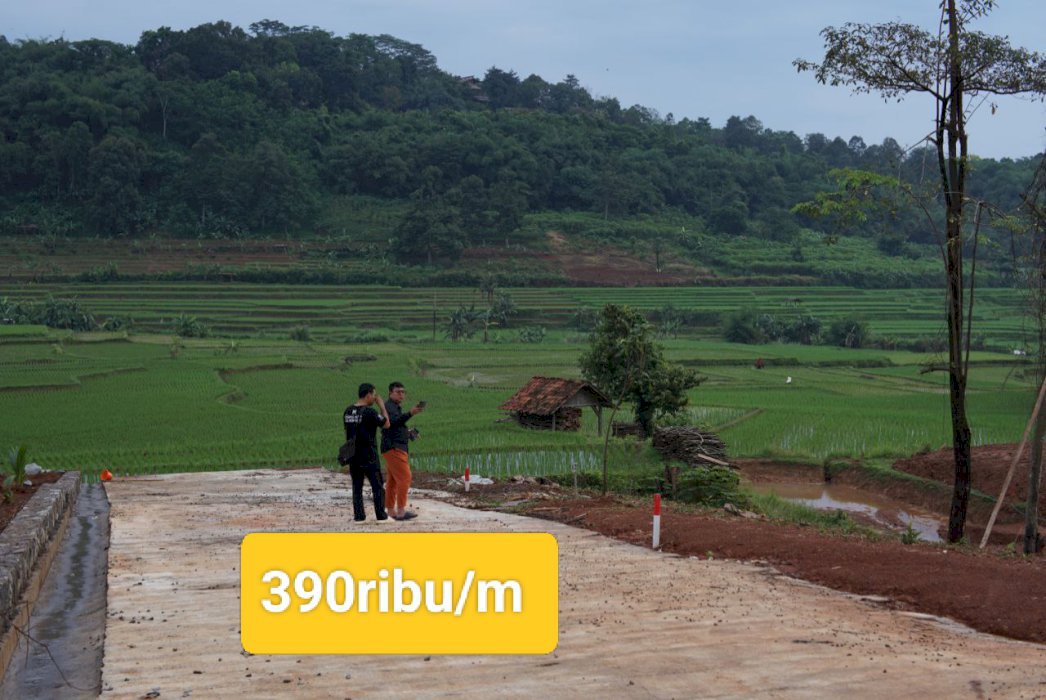 Tanah murah siap bangun jalan sudah di cor tidak banjir