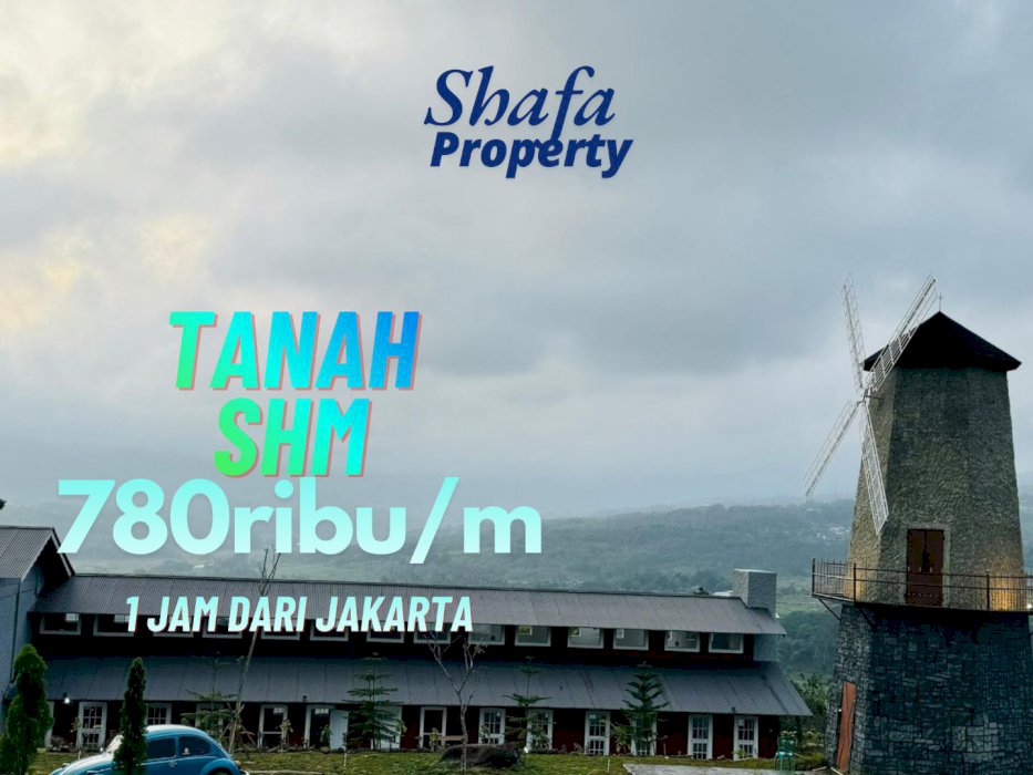 Tanah kavling murah view puncak 2 sudah SHM dekat Jadetabek