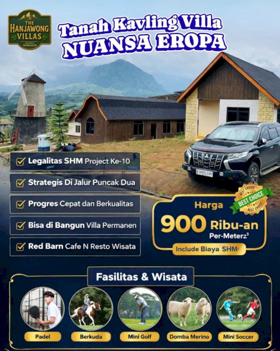 TANAH MURAH VIEW INDAH COCOK UNTUK VILLA DAN INVESTASI DI BOGOR