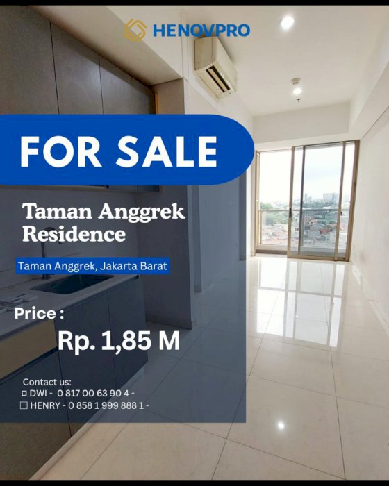 Dijual Cepat Taman Anggrek Residence 3BR City View TURUN HARGA