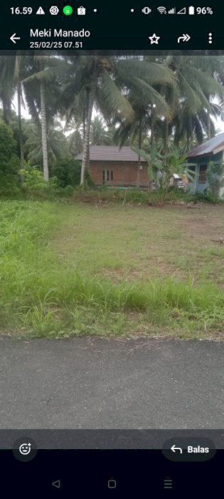 DIJUAL / DISEWAKAN TANAH di SULAWESI UTARA