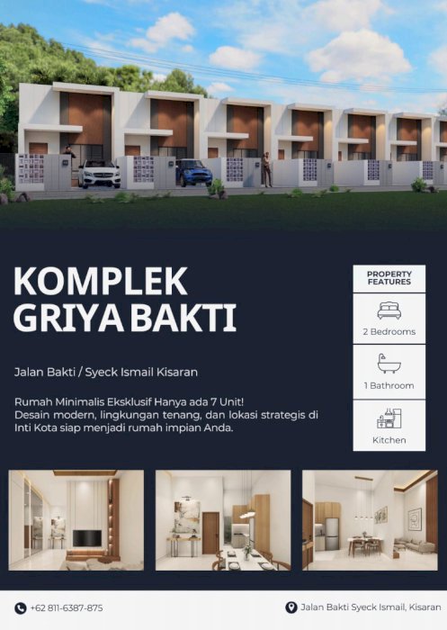 DIJUAL RUMAH SIAP HUNI – KOTA KISARAN, ASAHAN (SUMUT)