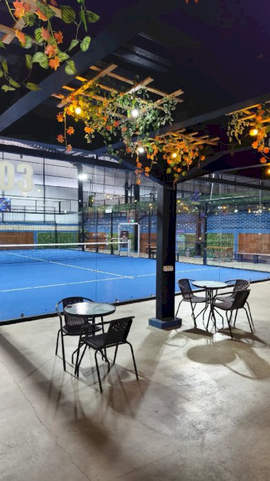 Lapangan padel omset 200jt/bln Luas 2,212m