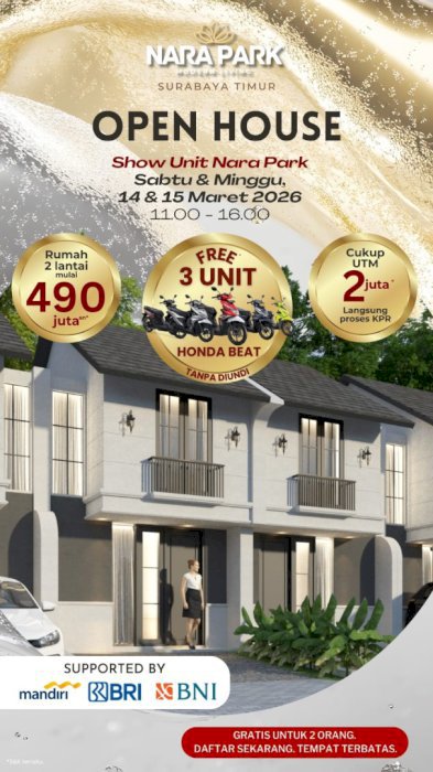 Perumahan Di Medokan Ayu Nara Park Surabaya