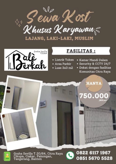 Kos Muslim Bale Berkah