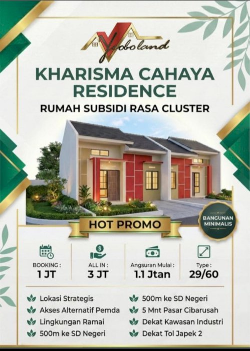 Perumahan Strategis  Siap Huni Di Cibarusah Bekasi