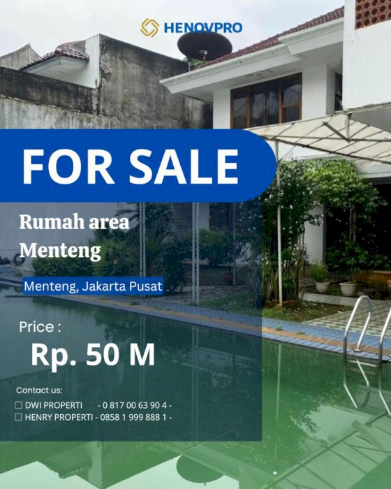 DIJUAL RUMAH SIAP HUNI DI MENTENG LOKASI STRATEGIS BISA UNT USAHA_*
