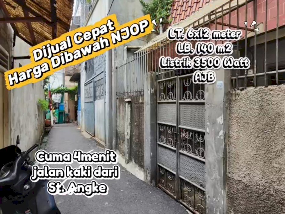 Dijual Rumah di Bawah NJOP di Sawah Lio Tambora Jakarta