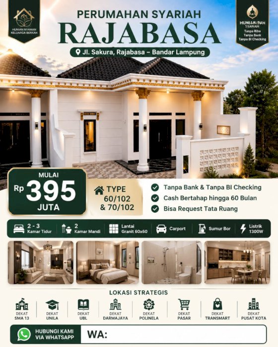 PERUMAHAN SYARIAH RAJABASA BANDAR LAMPUNG