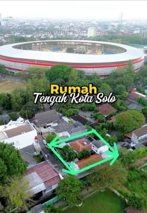Dijual rumah tengah kota solo