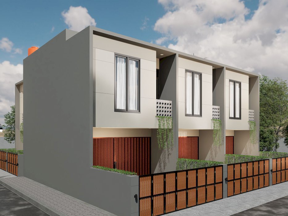 Dijual Rumah Baru 2 Lantai di Dekat Jalan Utama V