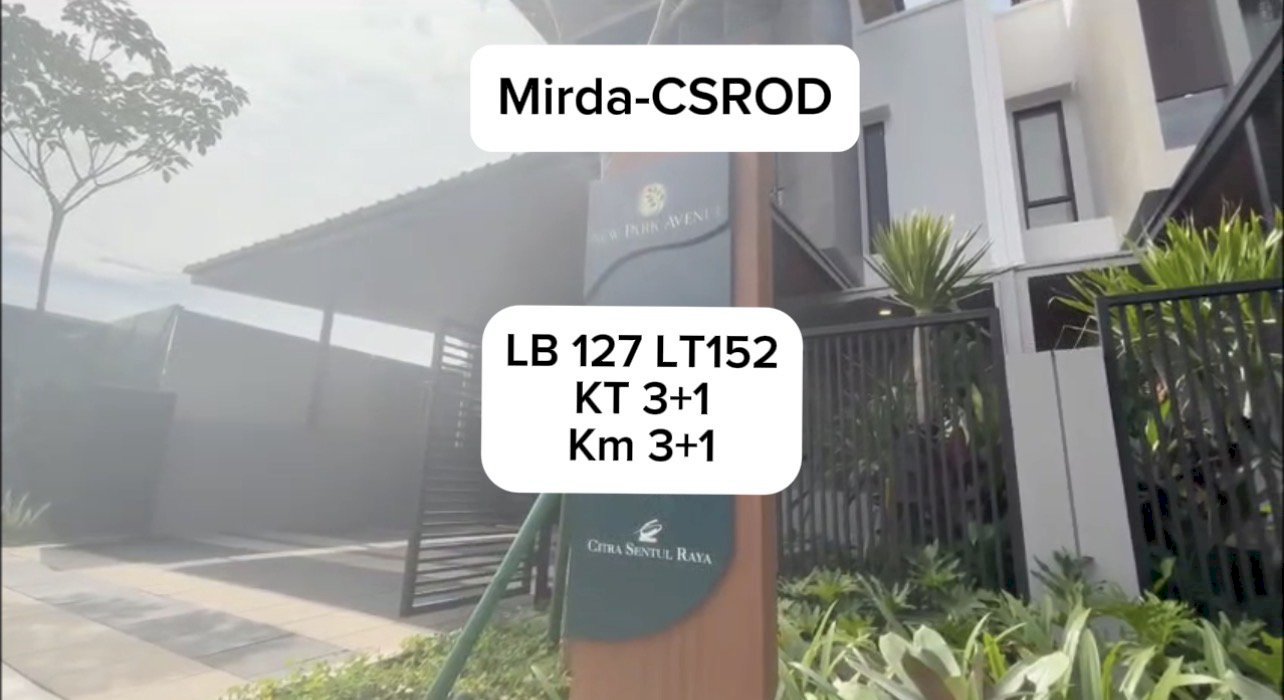 **DIJUAL RUMAH FULL FURNISHED – CITRA SENTUL RAYA SENTUL BOGOR