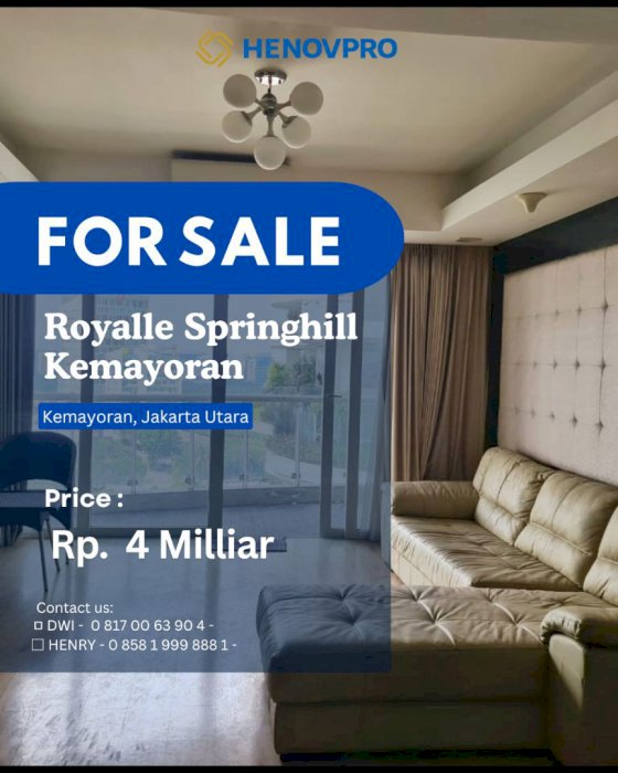 DIJUAL CEPAT BEST UNIT 3BR+1Study VIEW CITY SPRINGHILL
