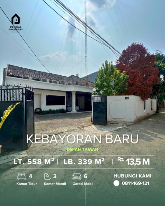 Di jual rumah mewah di Kebayoran Baru