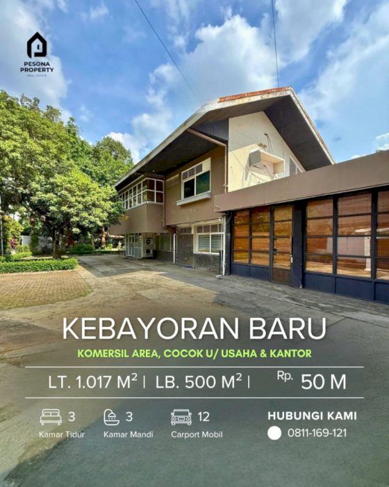 Di jual ruang usaha di Kebayoran Baru Jakarta Selatan