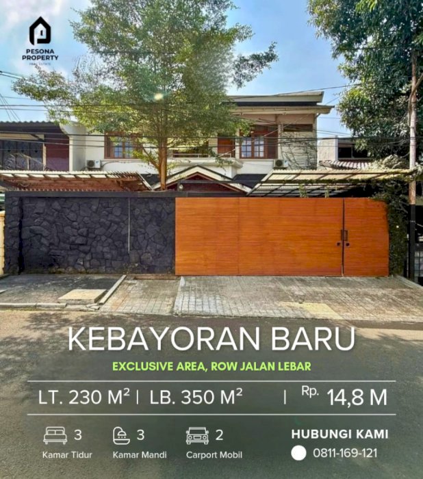Di jual rumah mewah lokasi strategis di Cipete Jakarta Selatan