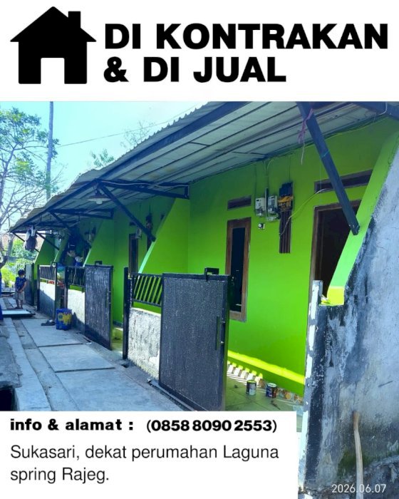 Kontrakan 4 pintu daerah Sepatan