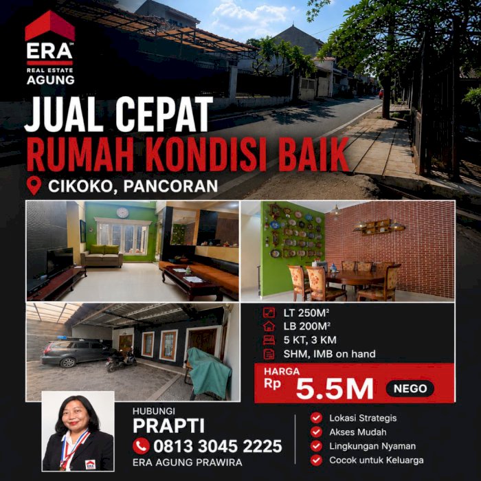 Di jual rumah siap huni di Pancoran Jakarta Selatan