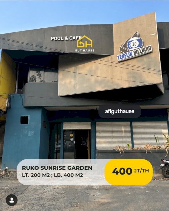Disewakan Ruko Gandeng di Sunrise Garden Kedoya