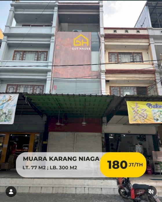 Disewakan Ruko Dekat Pasar Muara Karang Jakarta Utara