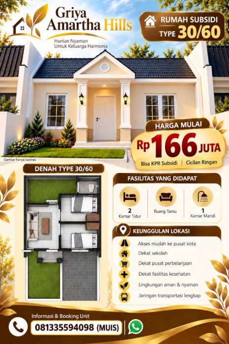 Perumahan Subsidi Griya Amartha Hills Ngawi