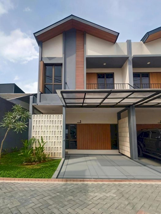 RUMAH MODERN 2 LANTAI READY STOCK SIAP HUNI DI CIMANGGIS DEPOK